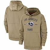 Los Angeles Rams 2019 Salute To Service Sideline Therma Pullover Hoodie,baseball caps,new era cap wholesale,wholesale hats
